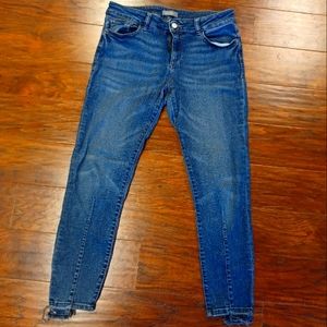 DL1961 Florence Cropped mid-rise Instasculpt Skinny Kody blue jeans